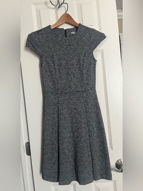 Charcoal Grey Vintage 50s Style Mod Dress